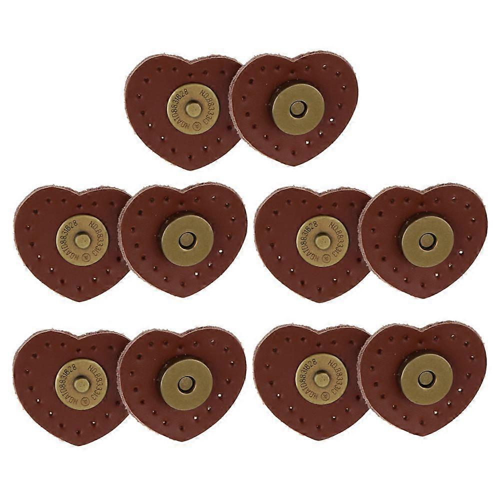 magnetic buckles Leather Button Bag