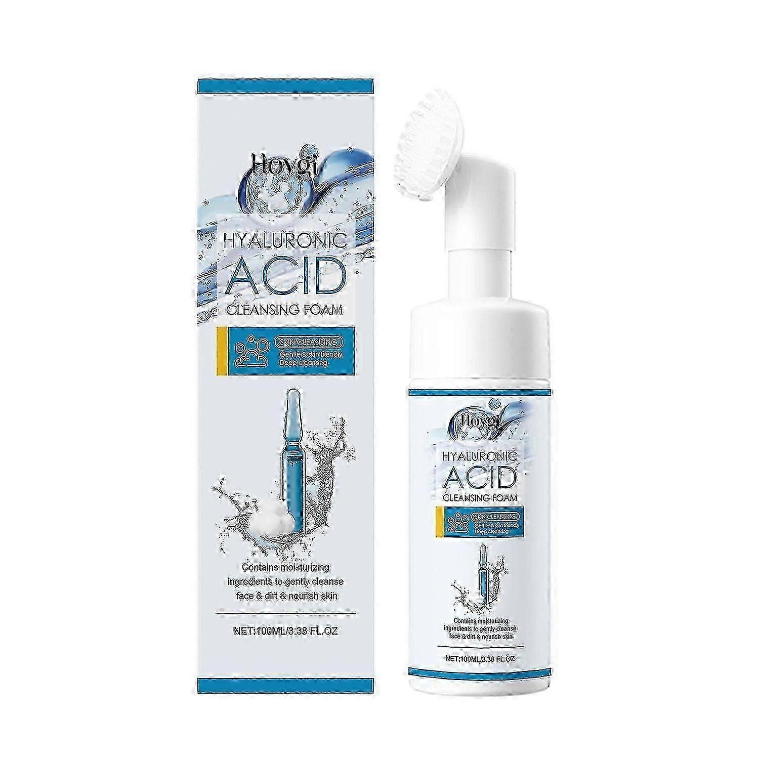 ホイギヒアルロン酸クレンジングフォームジェントルクレンジングフェイスが肌を柔らかくし、保湿ハイドレーティングクリーン