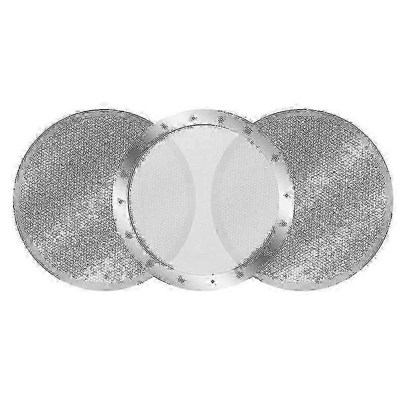 3 Pack Metal Reusable Coffee Filter Mesh For Coffee Maker Espresso Maker, Silver