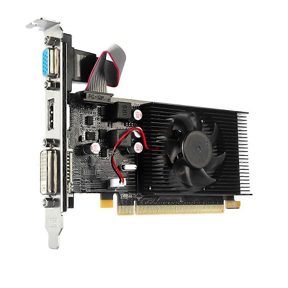 HD7450 Graphics Card 64Bit 2GB GDDR3 PCI-E 2.0 X16 HDMI-Compatible VGA DVI-I Video Card for AMD Rade