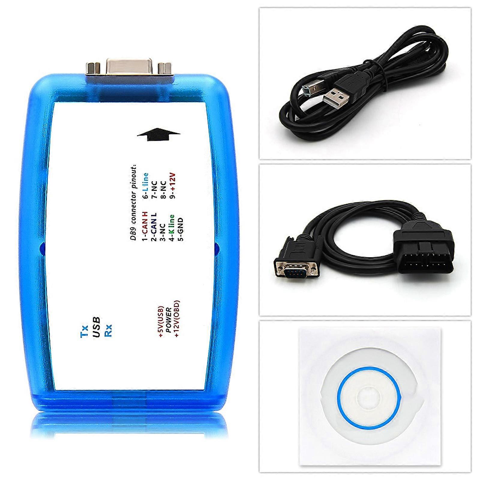 Professional Programming Solution Data Reader User Friendly Car Diagnostic Tool With Integrated CAN&K Line Communication Multicolor