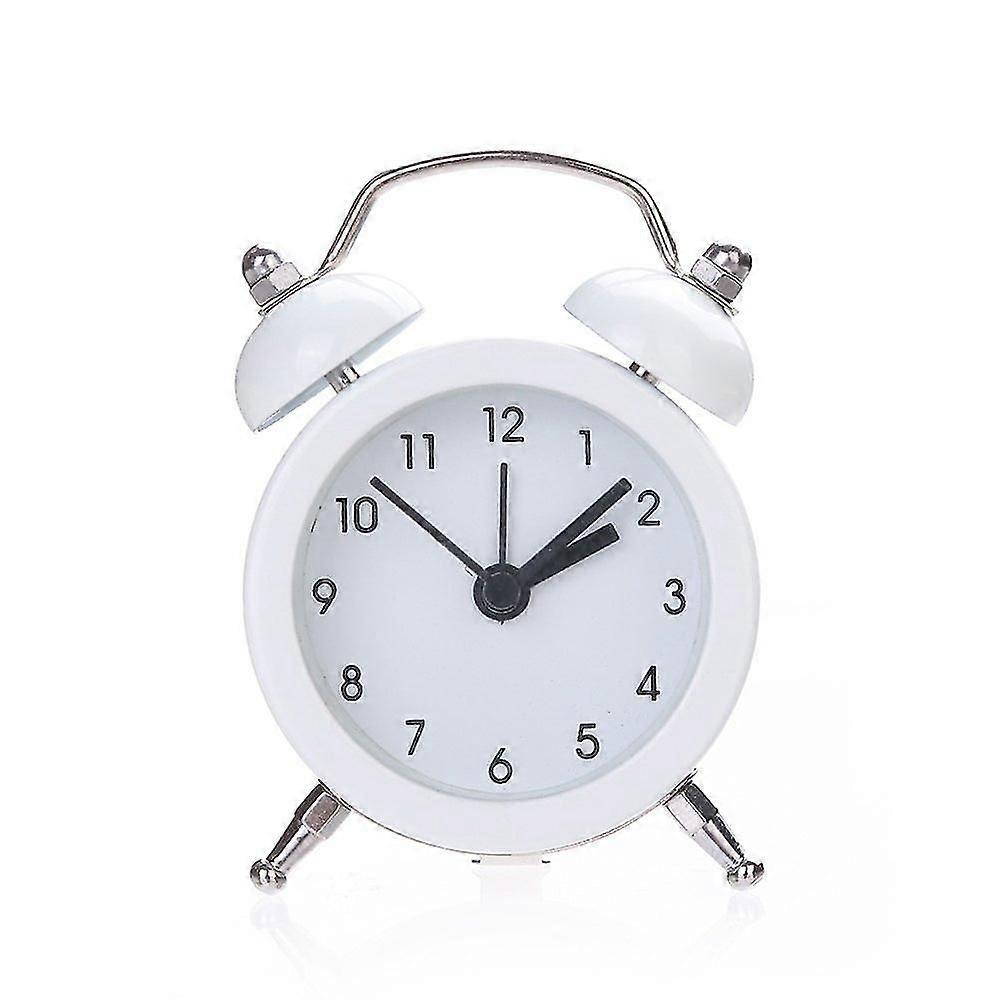 ホームルームオフィスのための目覚まし時計ラウンドメタルツインベル