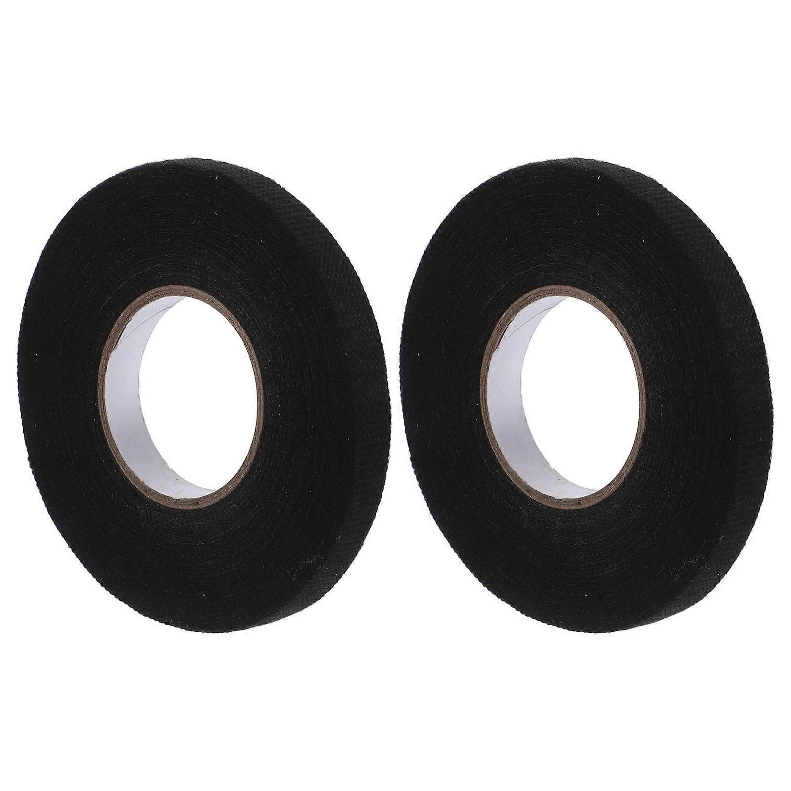 Flannel Wire Harness Tape Black for Protective Insulation 2Pcs