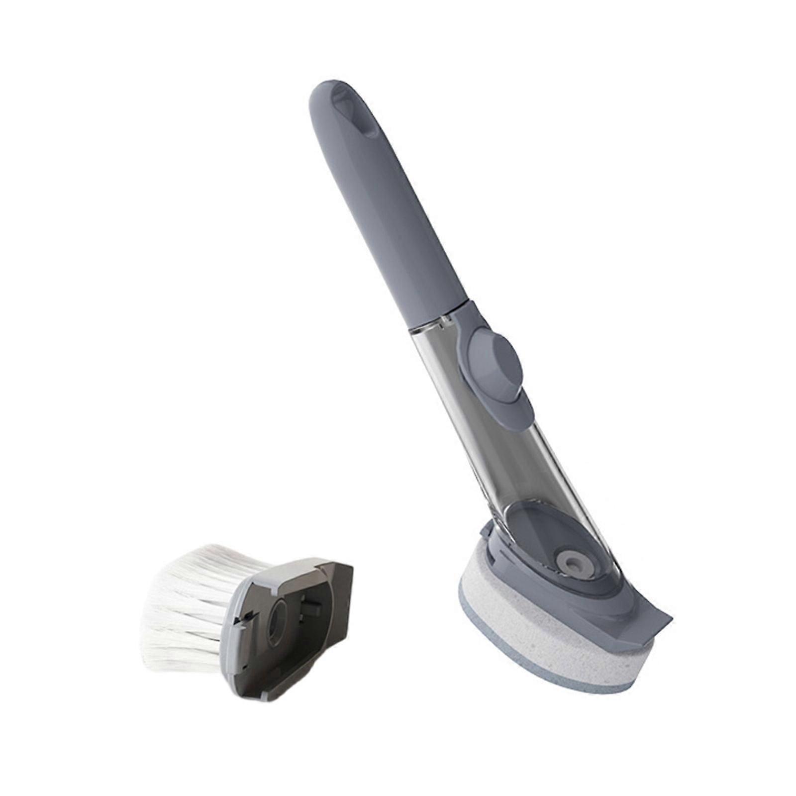 Ergonomic Automatic Soap Dispenser Scrubber Perfect For Daily Cleaning Of Cookware And Tableware Multicolor
