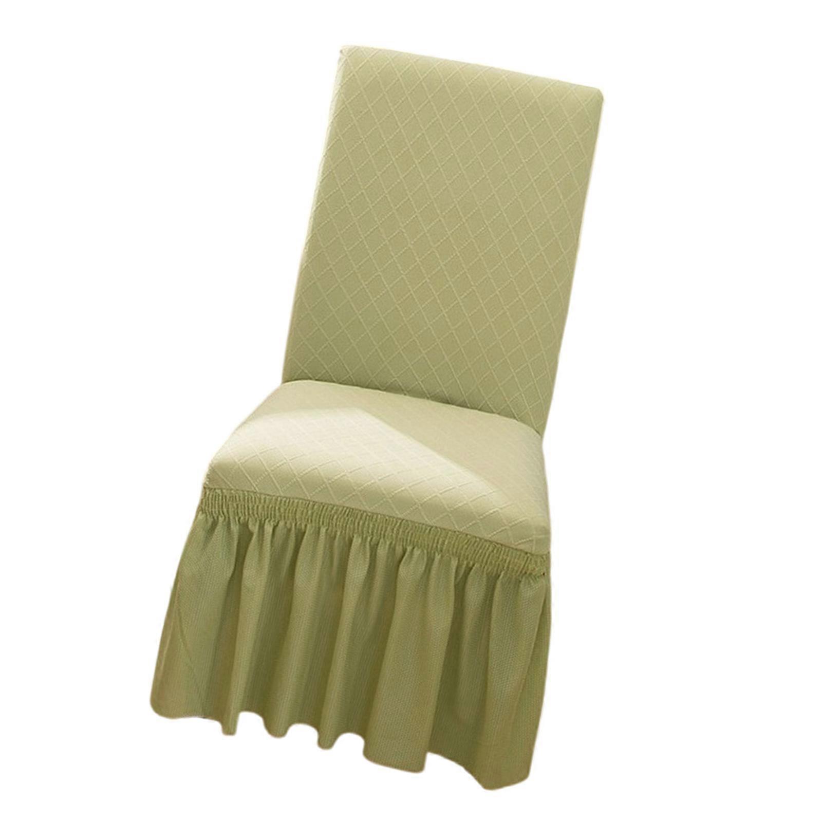 Sturdy Elastics Slipcovers for Chairs Machine Washable Polyester Multiple Size  Ink green