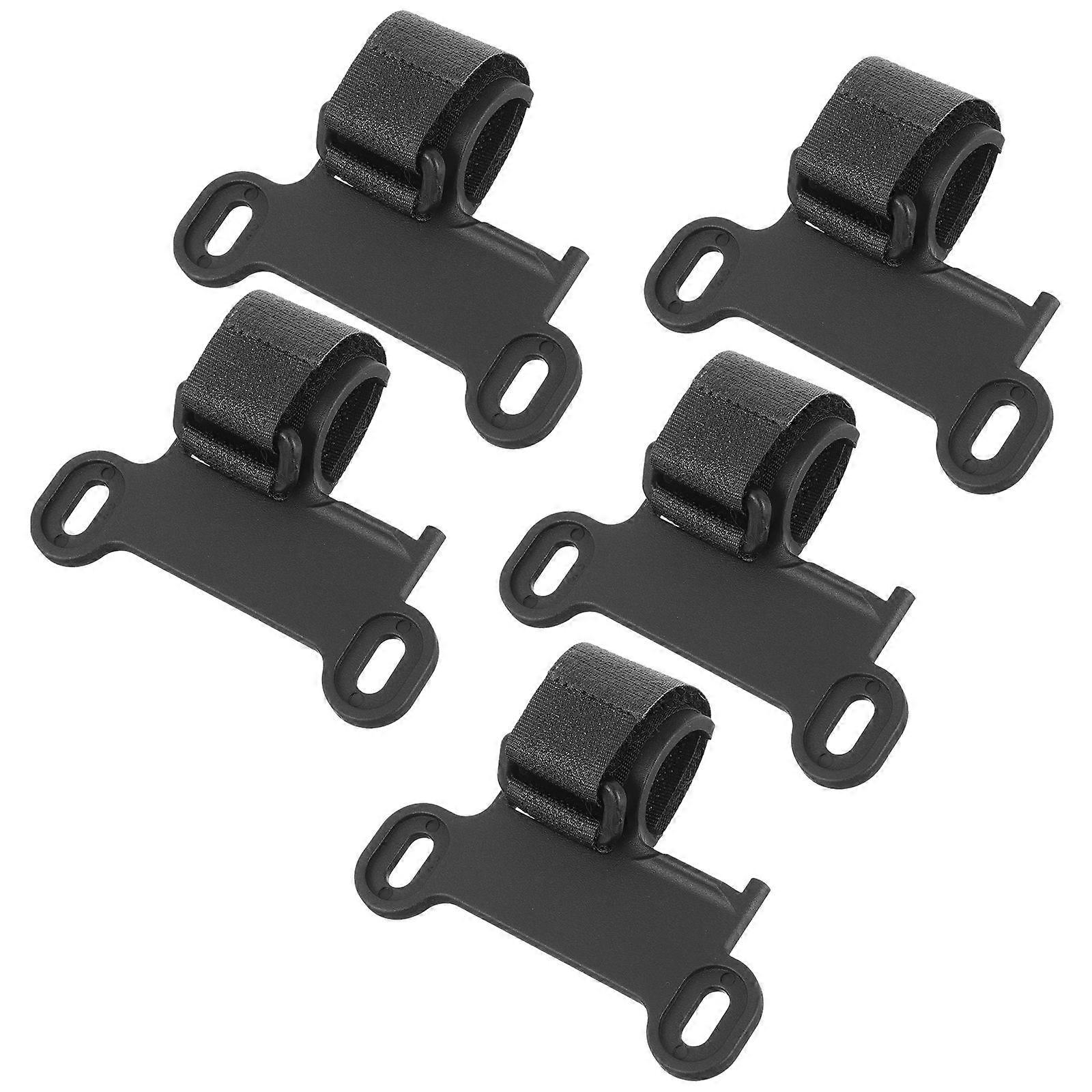 Pump Retaining Bracket Bike Pump Rack with Fixing Strap 1Set