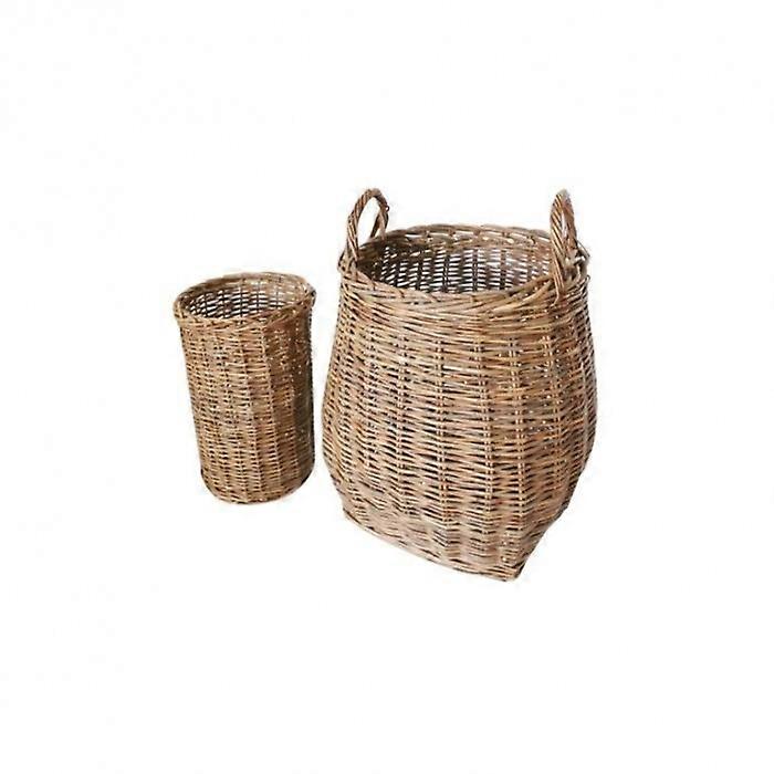 Hearth and Home Wicker Log Basket (Pack of 2)