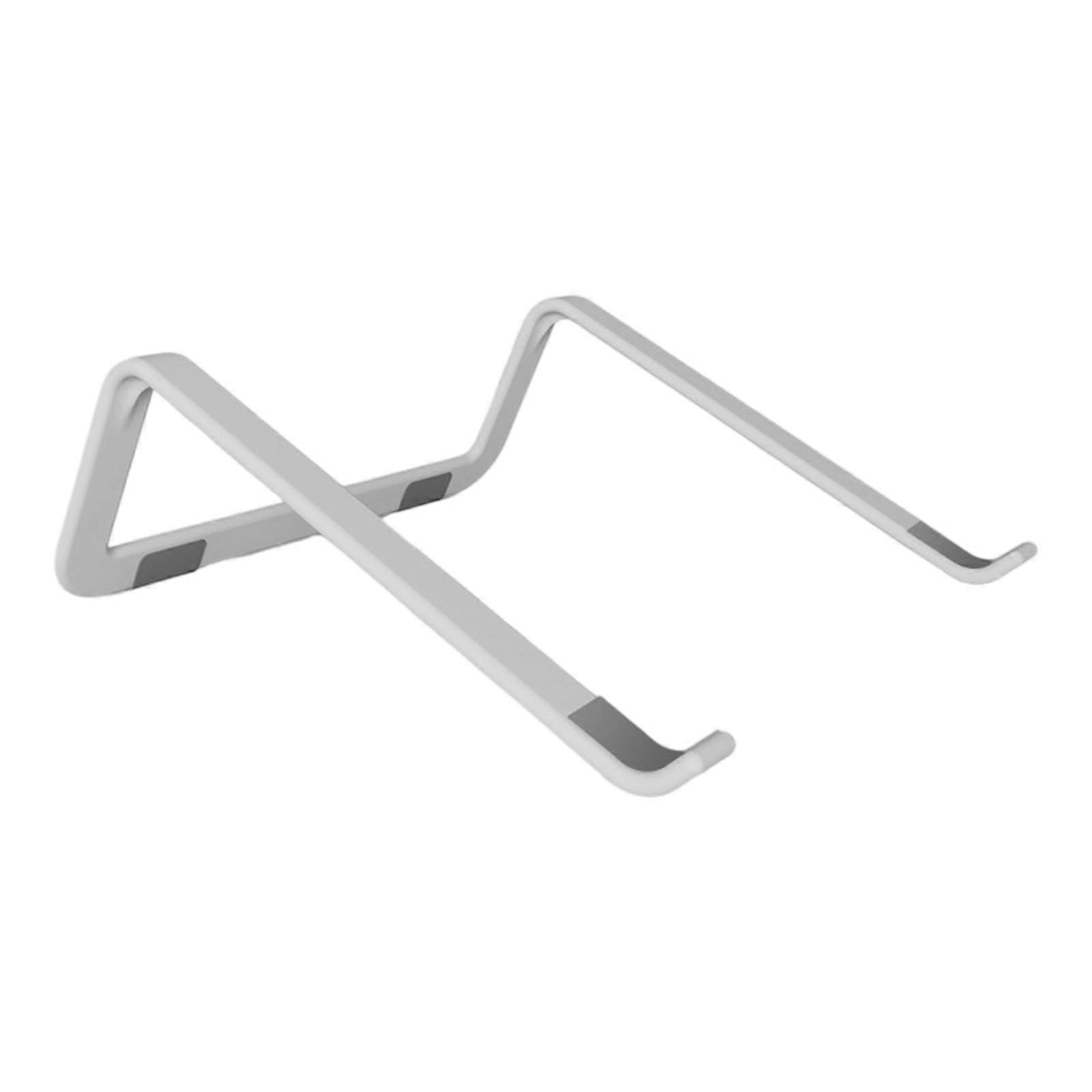 Instan Laptop Stand 11 17 Inches Notebook Systems Ergonomic Desig Slip Base Heat Reduction Lightweight Construction Office Home Use  White