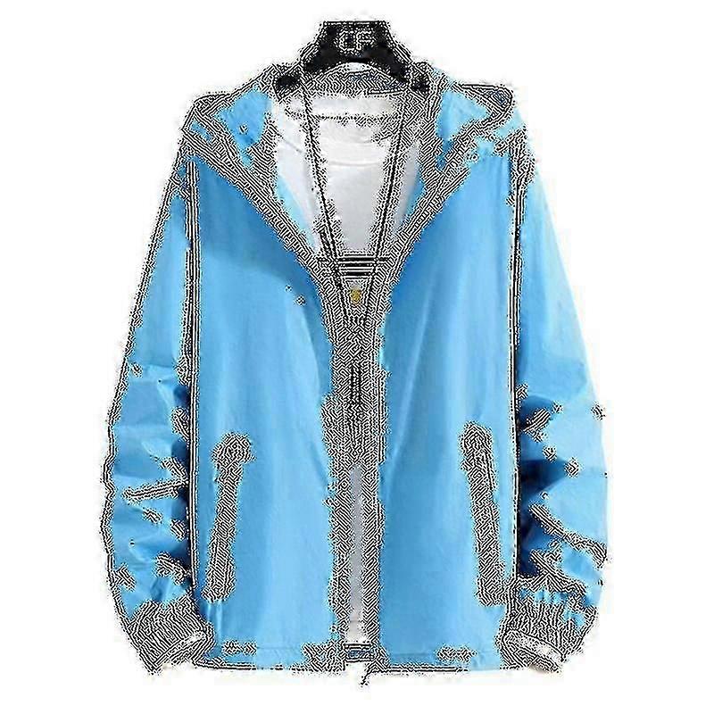 Sun protection jacket for men in plus sizes 8XL 7XL 6XL, quick dry coat