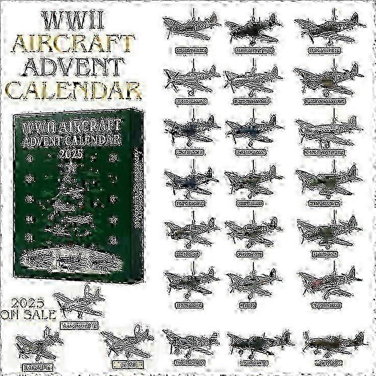 2025 Calendários do Advento de Natal Decoração Acrílico Estilo Completo