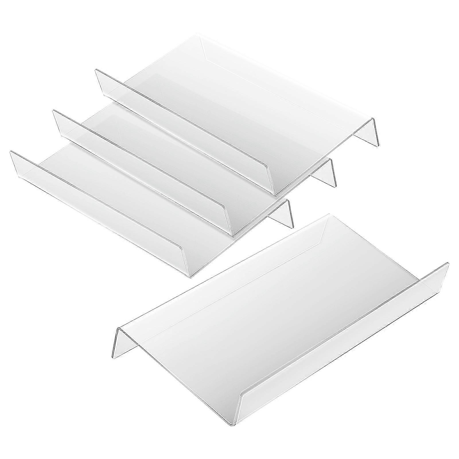 Acrylic Spice Storage Organizer for Kitchen Drawers 4Pcs Transparent Set