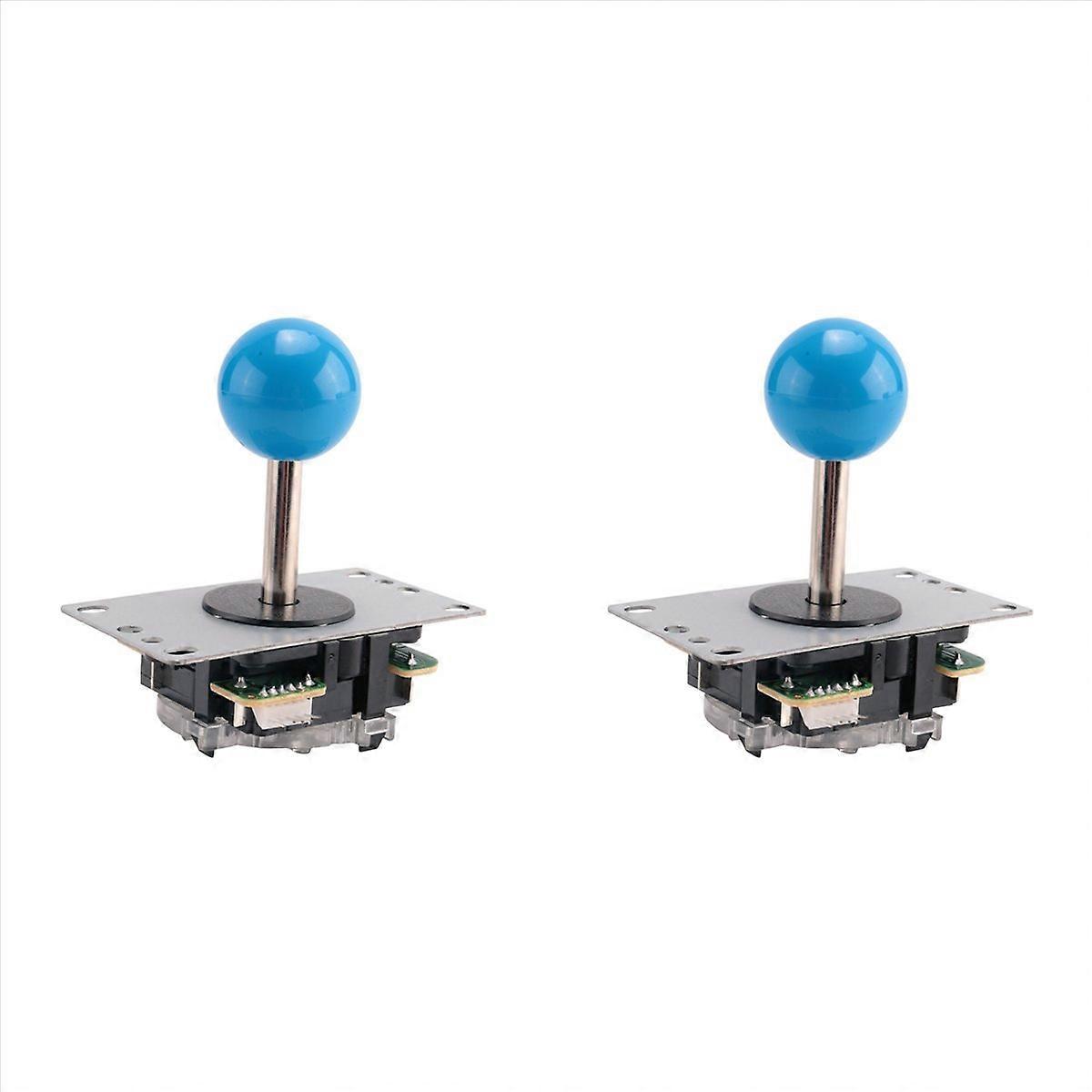 2X 5Pin Arcade Joystick 4/8 Way Fighting Stick Replacement Parts for Game Arcade DIY Joystick(B)