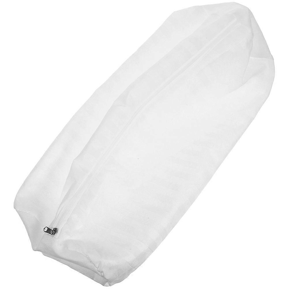 Long Pillow Cover Cylindrical Pillow Protector for with Zippered Design