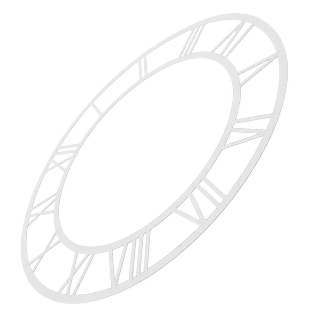 Wall Clock Roman Numerals Sticker for Decor Acrylic Mirror Clock