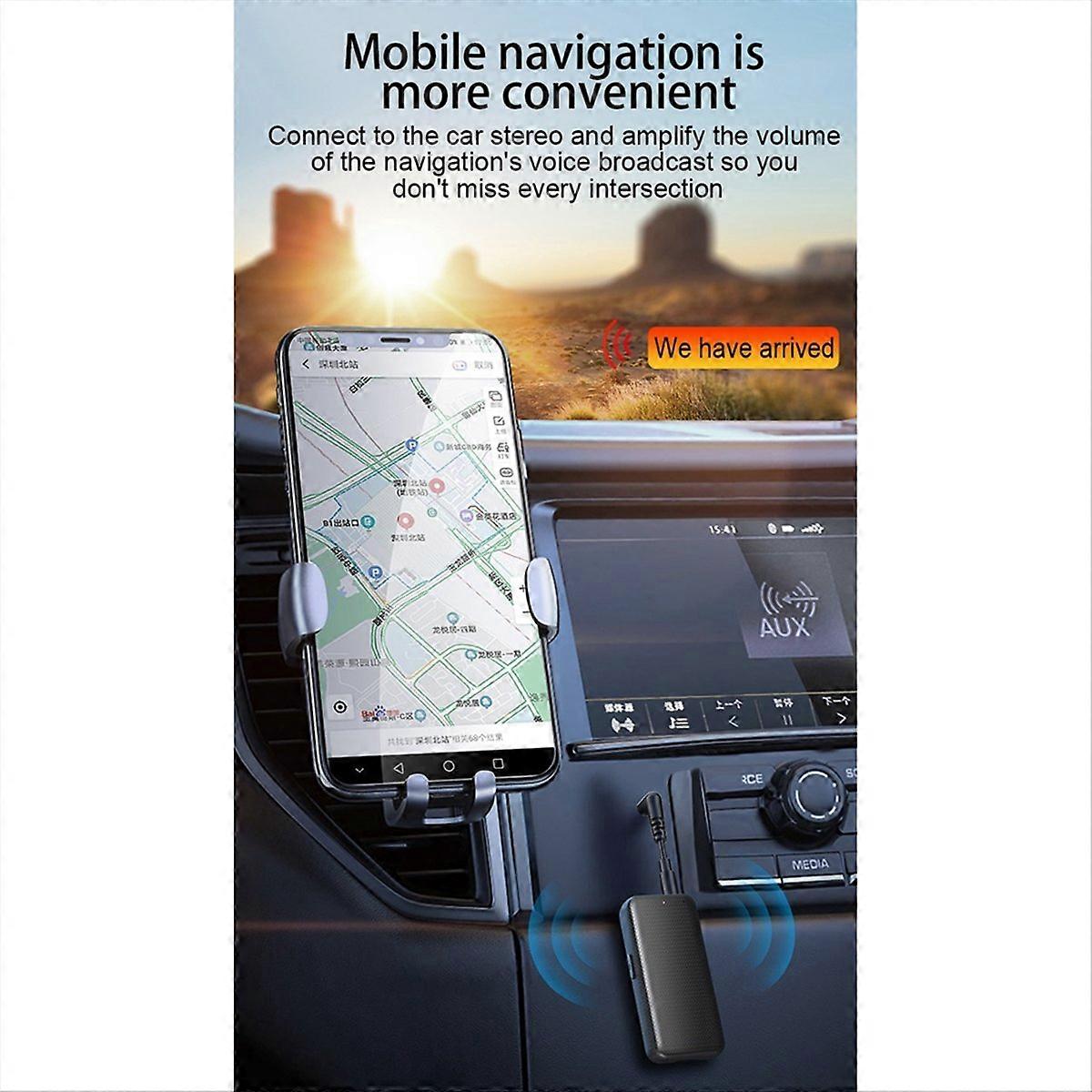 Bluetooth 5.3 Receiver 3.5mm AUX Jack Bluetooth Car Adapter