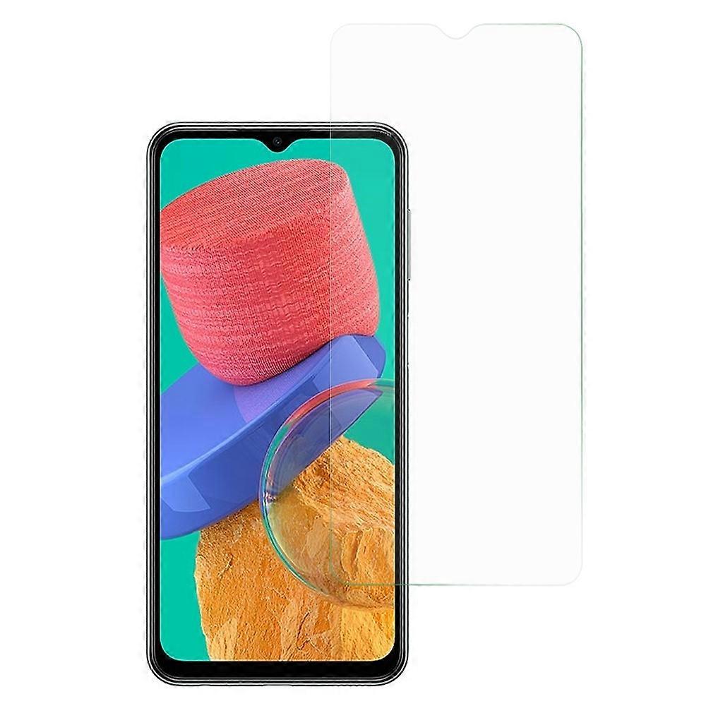 AMORUS Samsung Galaxy M33 5G (グローバル バージョン) 2.5D 高アルミニウム シリコン ガラス スクリーン プロテクター 9H 硬度 Anti-Fi に対応