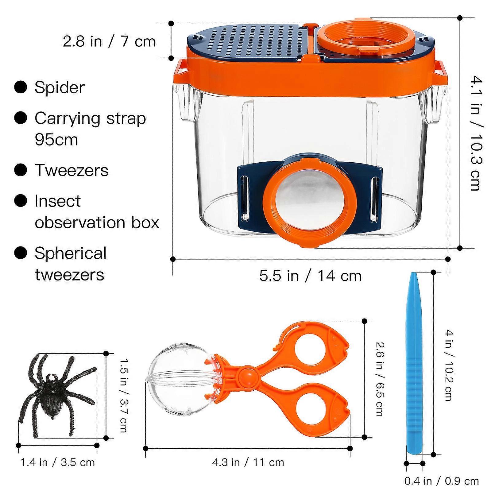 1 Set Magnifying Bug Viewer Insect Collecting Box Kids Insect Observation Container Critter Viewer Box