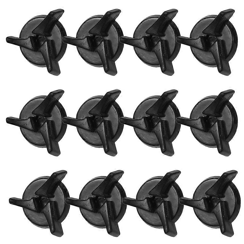 15Pcs Plastic Motorcycle Screw for Visor Attachment in Black