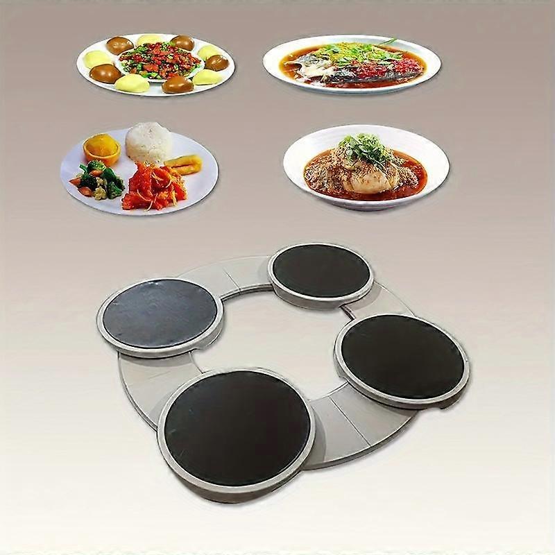Rotating Table Tray for Long Rectangular Tables, Modern Portable Smooth Sliding Design, Ideal Kitchen & Dining Room Accessory