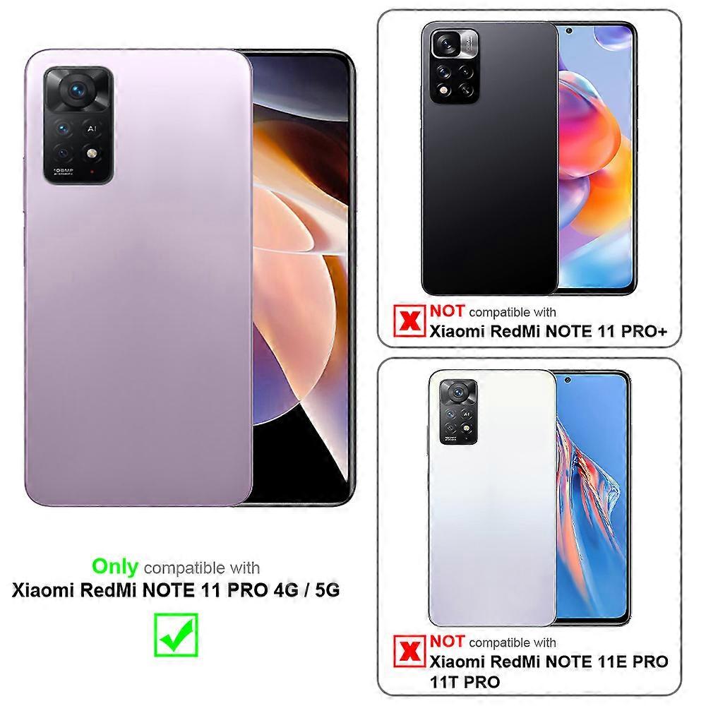 Xiaomi RedMi NOTE 11 PRO 4G / 5G Case Protective Case - Matte Surface with Card Slot