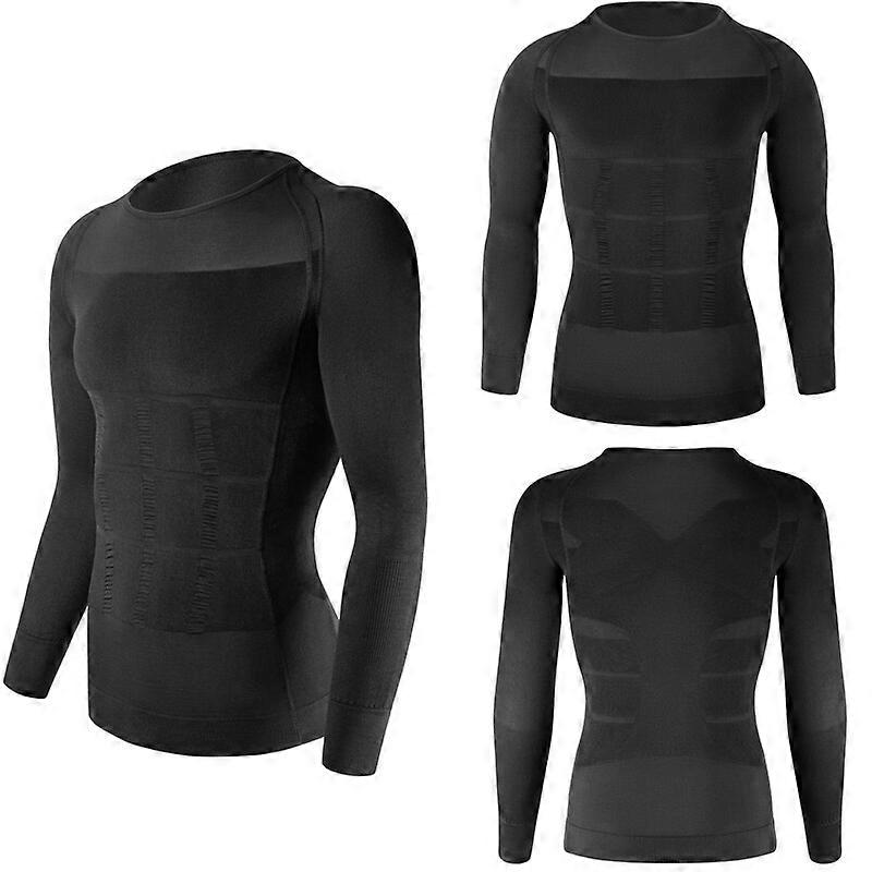 Fajas Reductoras Colombianas Para Hombre Men Undershirts Shaper Compression Top