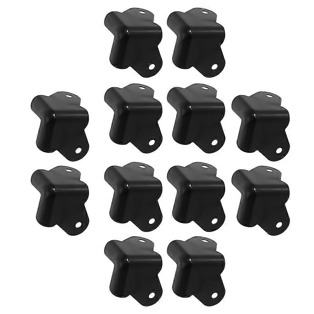 Black Iron Speaker Corner Guard for Collision Protection 80Pcs Pack