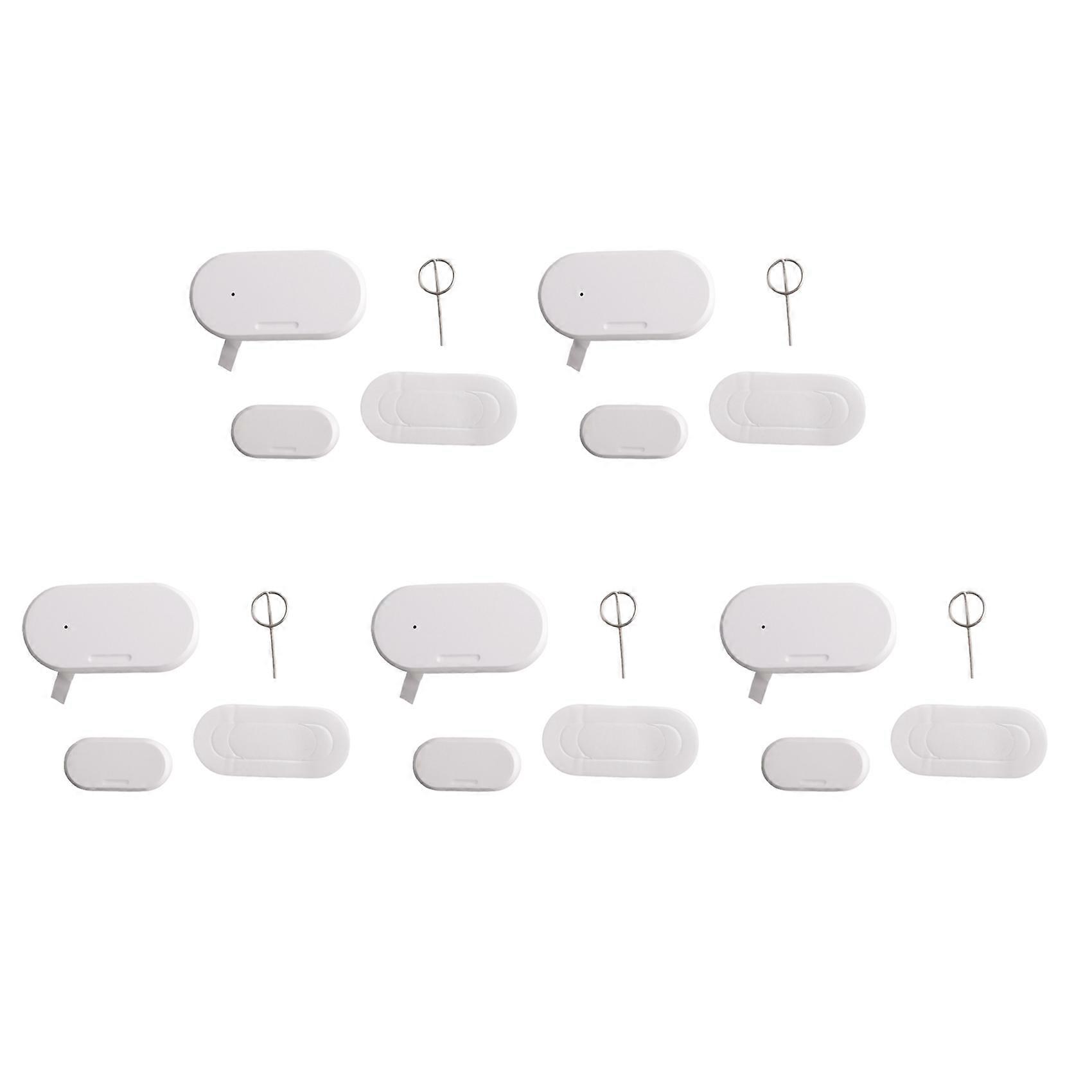 Tuya Zigbee 3.0 Smart Contact Detectors Security Gate Door Window Sensor Transducer Smart Life Home(5PCS)