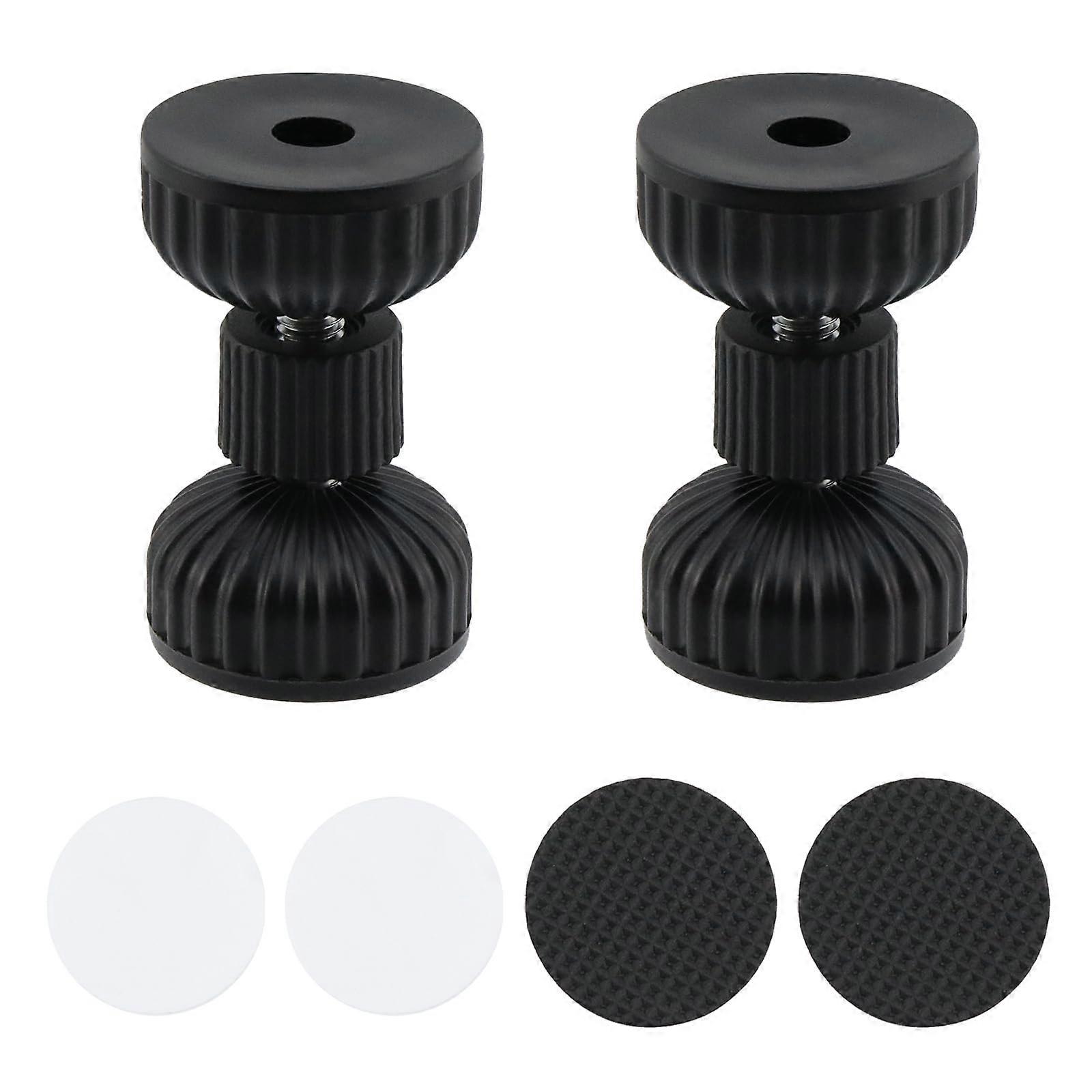 2 Sets Adjustable Bed Frame Stabilizer and Headboard Stopper Noise Reduction Support 2.32.8in