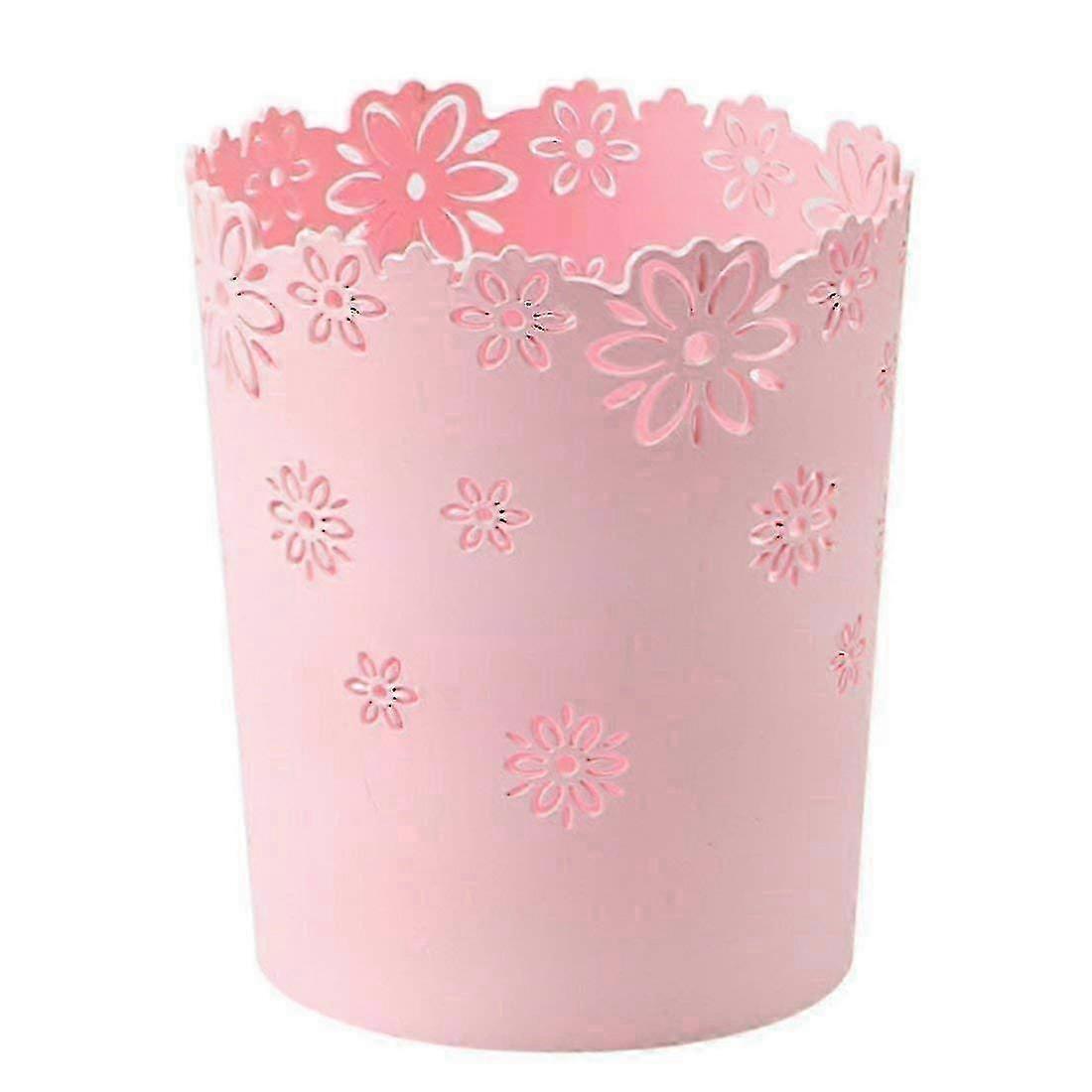 Pink Wastepaper Basket
