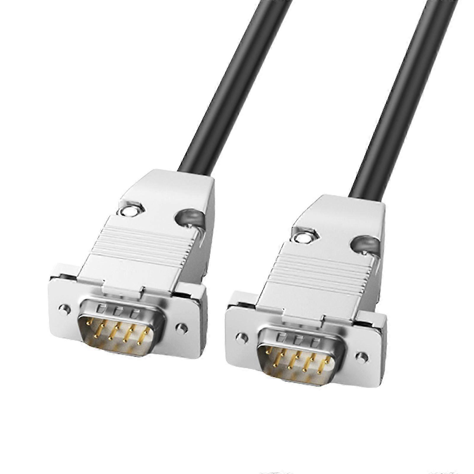 DB9 Serial Cable 9Pin Male/Female Connectors Cord Line Connection Wire for Stable Data Transfer Multiple Length