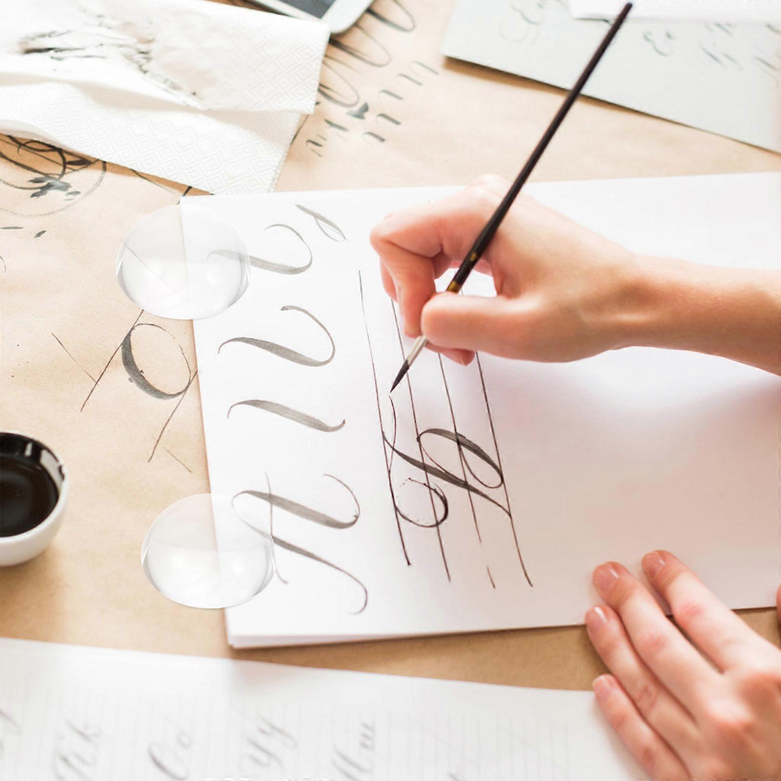 Crystal Sewing Weights for DIY Use Transparent Dome Pattern