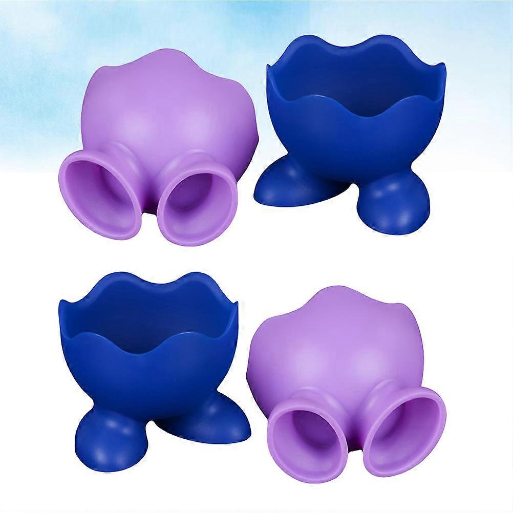 Boiled Egg Cups High Temperature Resistance Egg Cup Holders 4Pcs for Breakfast in Kitchen Use