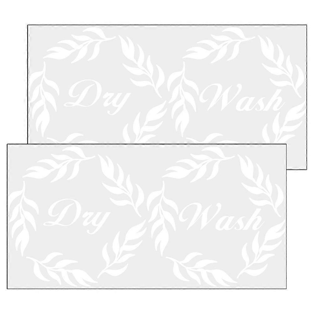 Washing Machine Decals Laundry Room Decor for Wall Sticker 2Pcs