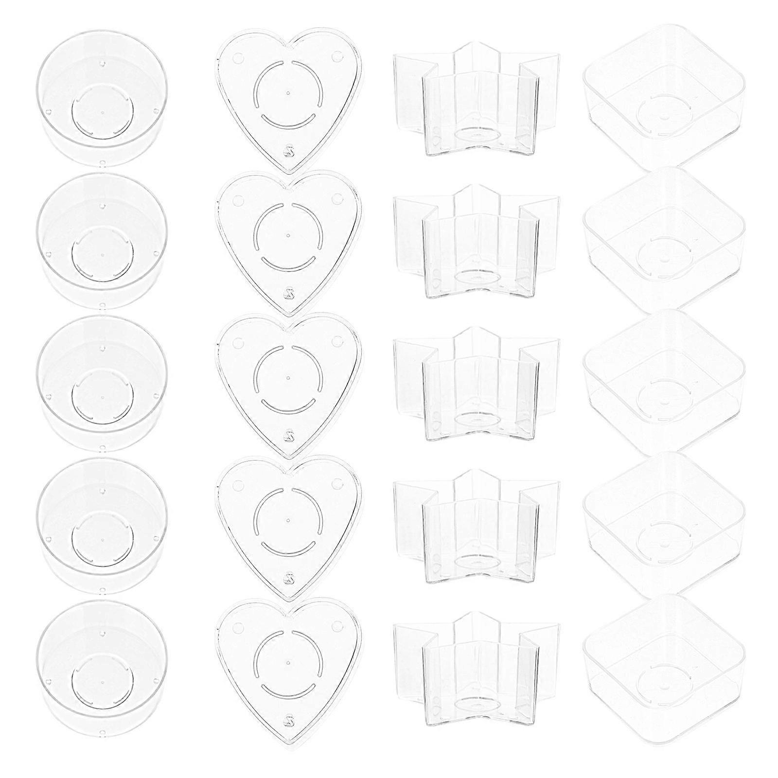Transparent for Candle Making 20Pcs DIY Jar Container