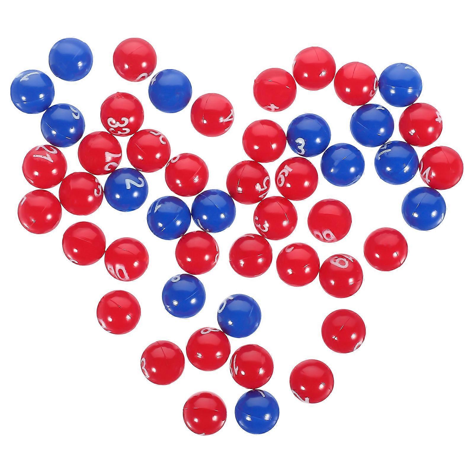 Plastic Digital Balls for Party Game Fun 1Pack Colored Balls