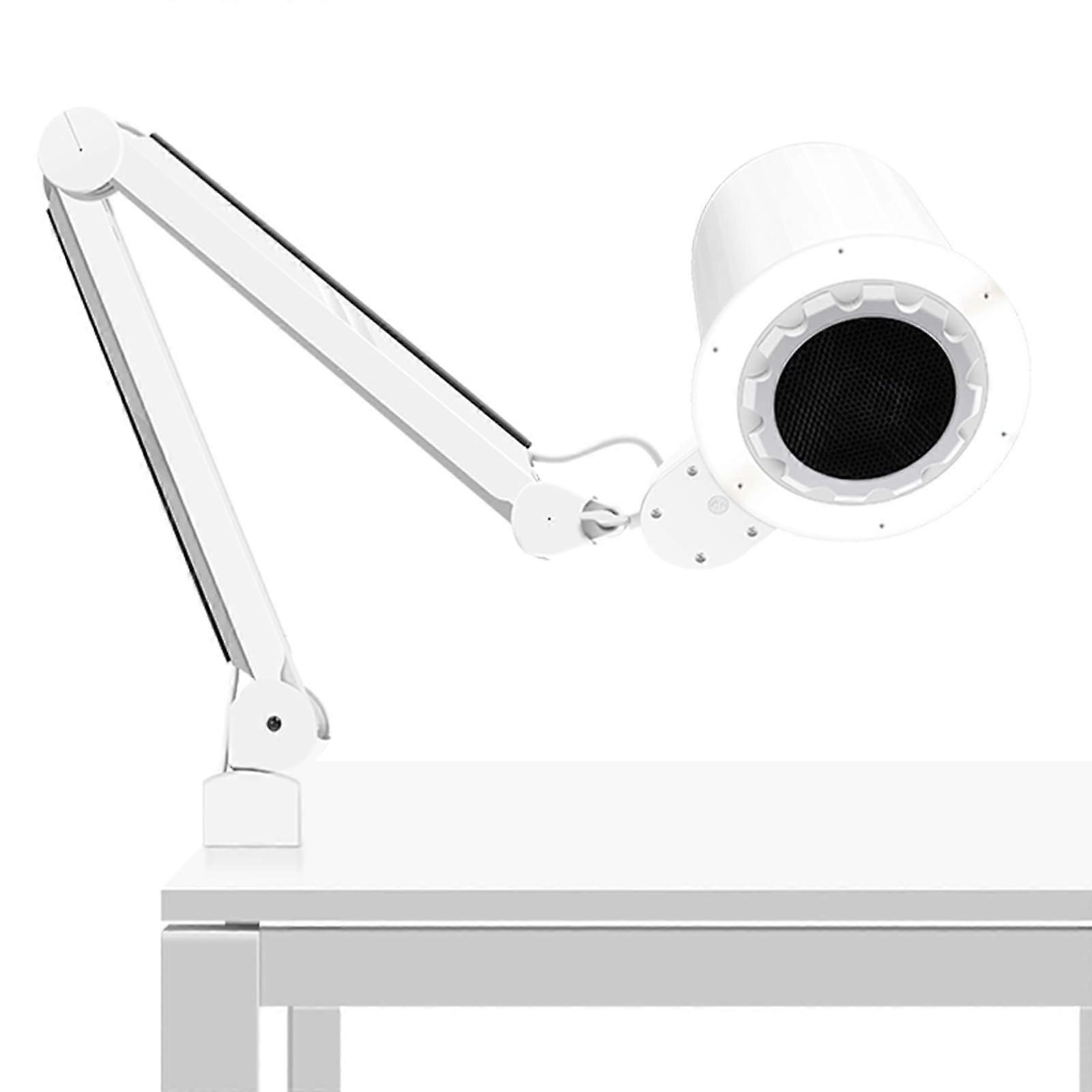 Nail Dust Collector with Light, 10Speed Adjustable Suction, Washable Filter for Salon Use