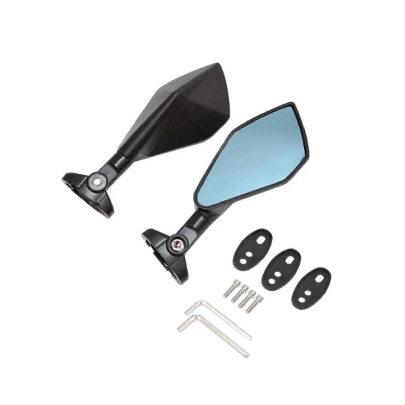 Universal Aluminum Racing Motorcycle Rearview Mirror for Scooter with Secure Visibility
