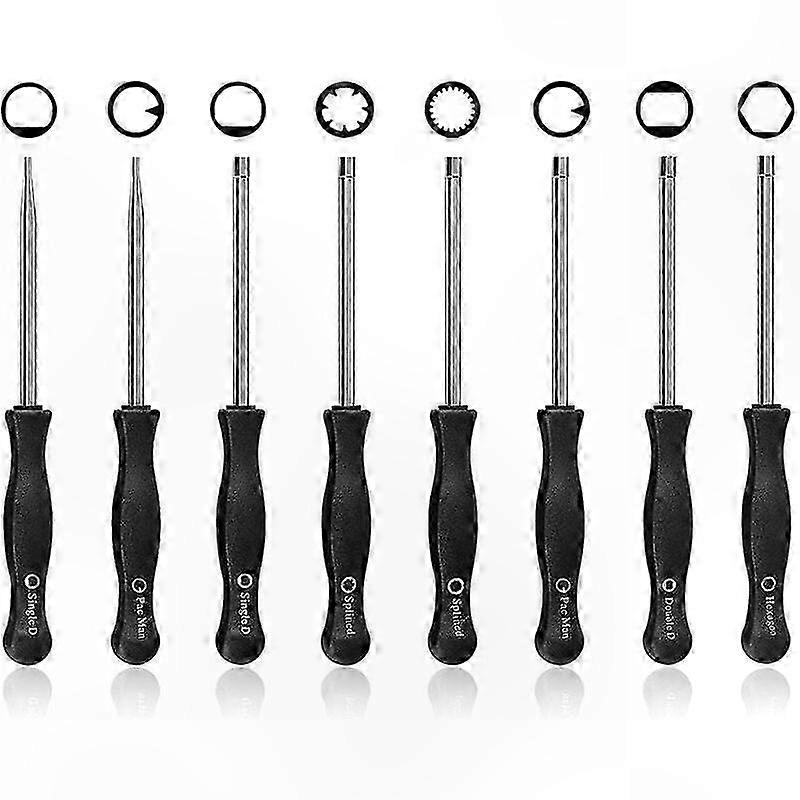 8-Piece Carburetor Screwdriver Set for 2-Stroke Engine Adjustments