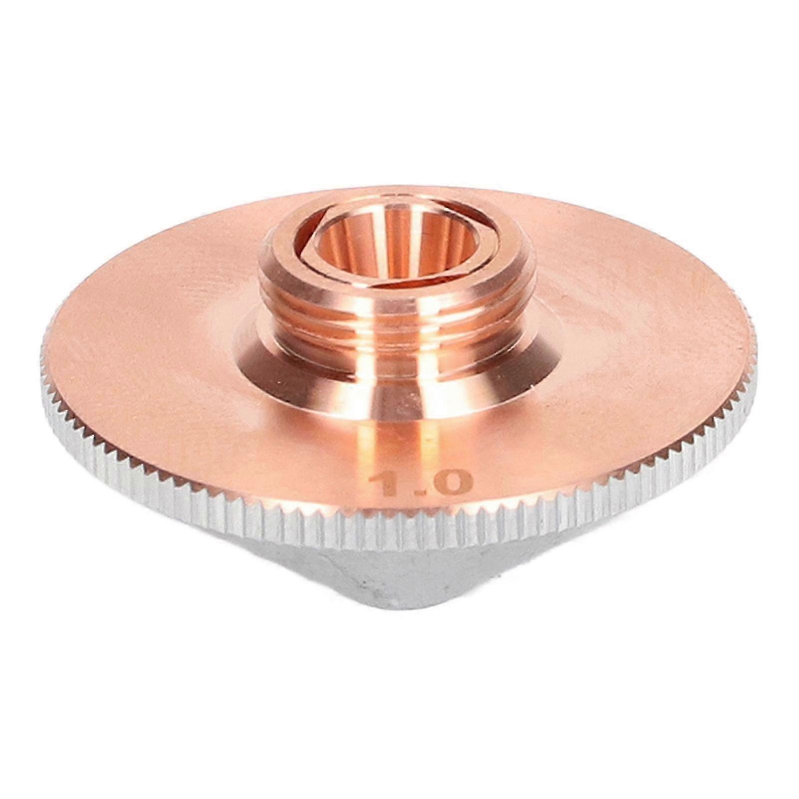 1.0mm Double Layer Chrome Plated Copper Laser Nozzle Cutter Head - Replacement 2025