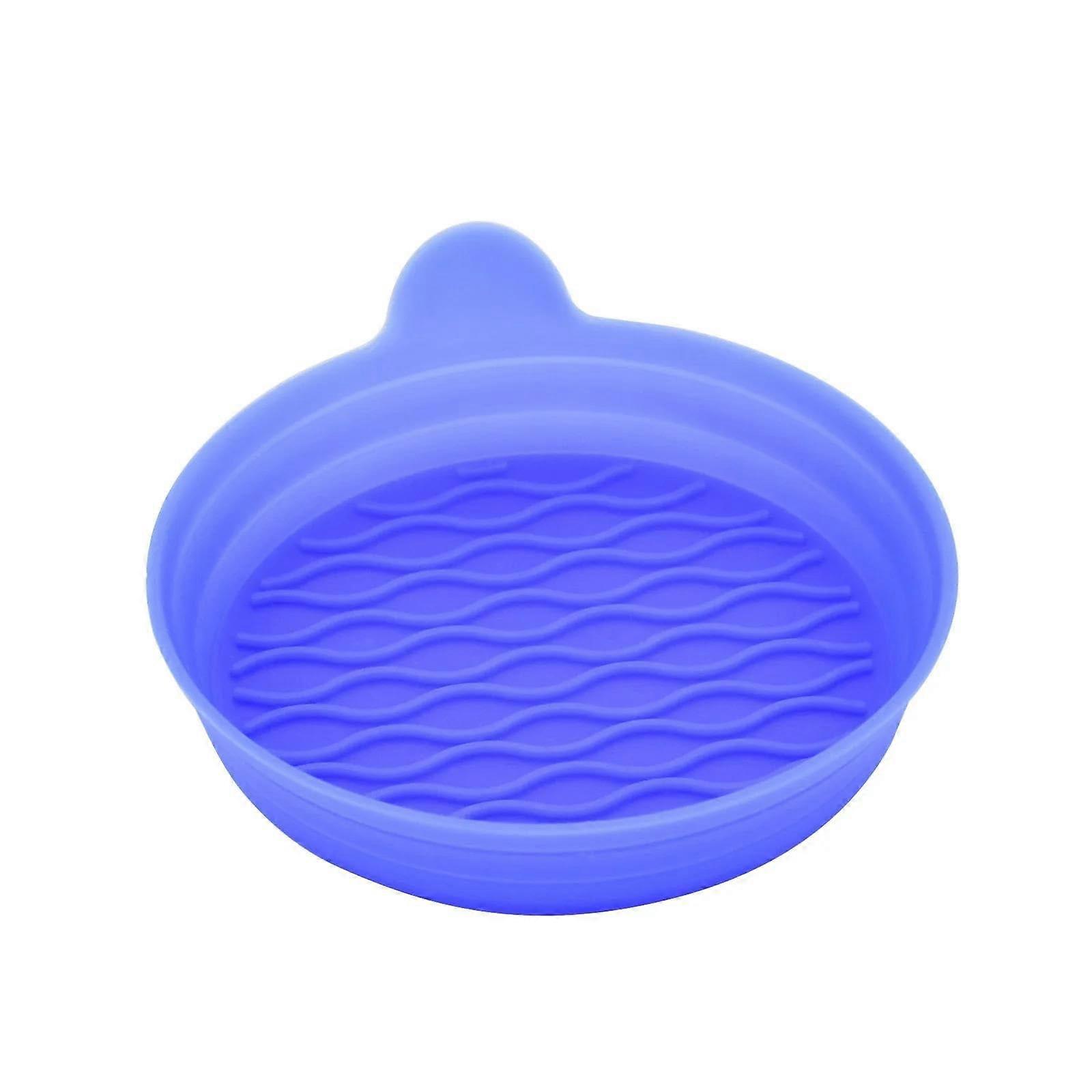 Universal Silicone Car Cup Holder Coaster Set 2pcs Blue, Shock Absorption and Scratch Prevention