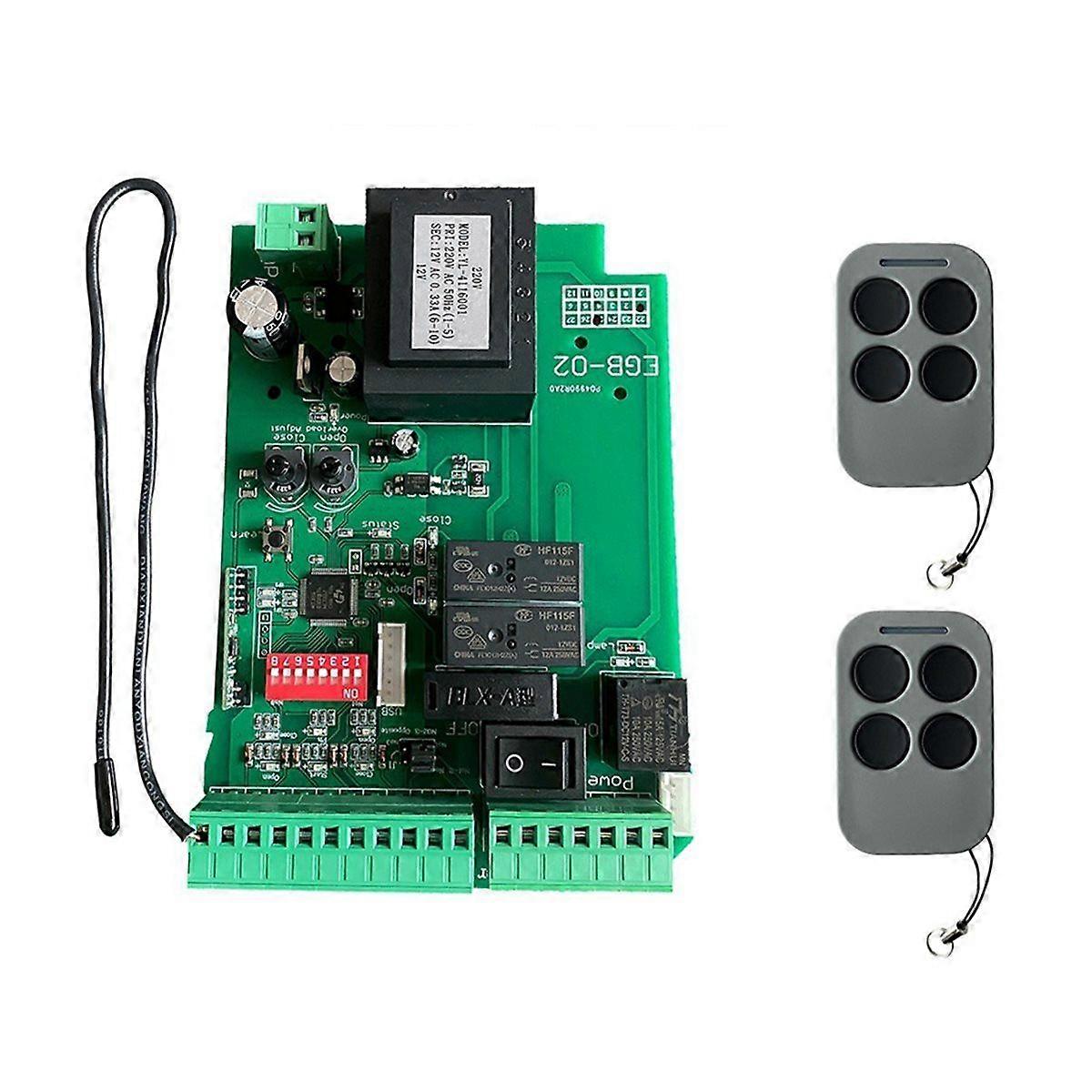 AC110V Automatic Sliding Gate Motor Control Board Universal Control Plate with Remote Control for S