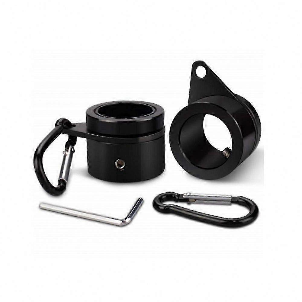 2 Pack Rotating Flagpole Clips with Anti-Wrap Rings for 360 Degree Swivel Mounting