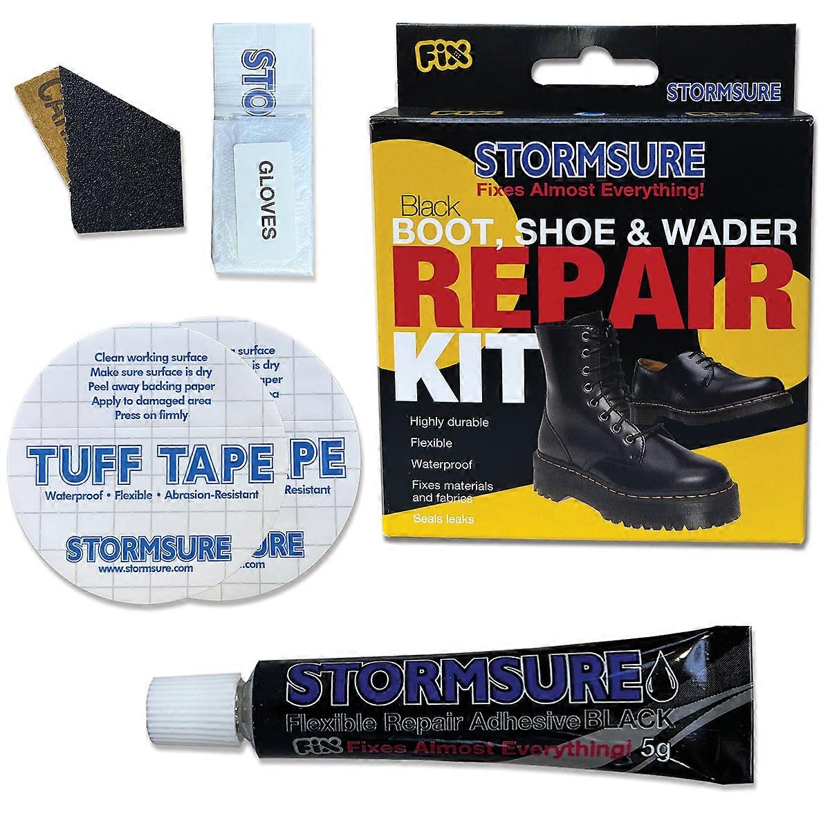 Black Boot, Shoe & Wader Repair Kit