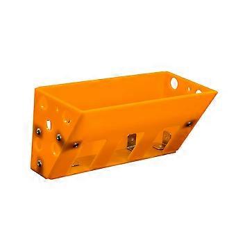 GuineaLoft Heuraufe für Meerschweinchen und Kaninchen – Wandmontage, leicht zu befüllen, robuster Kunststoff – 24 x 13 x 13,5 cm, Gelb