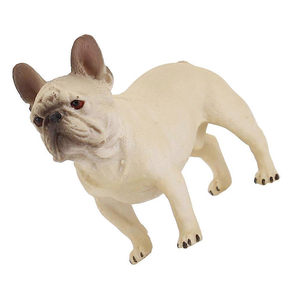 PVC Craft Model Bull Terrier Simulation Dog Toy for Decor 1Pcs Static Model