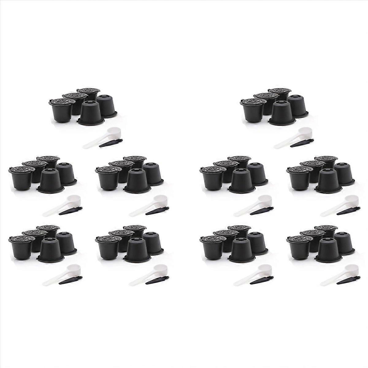 5 Reusable Capsules Refillable Coffee Capsule Filter