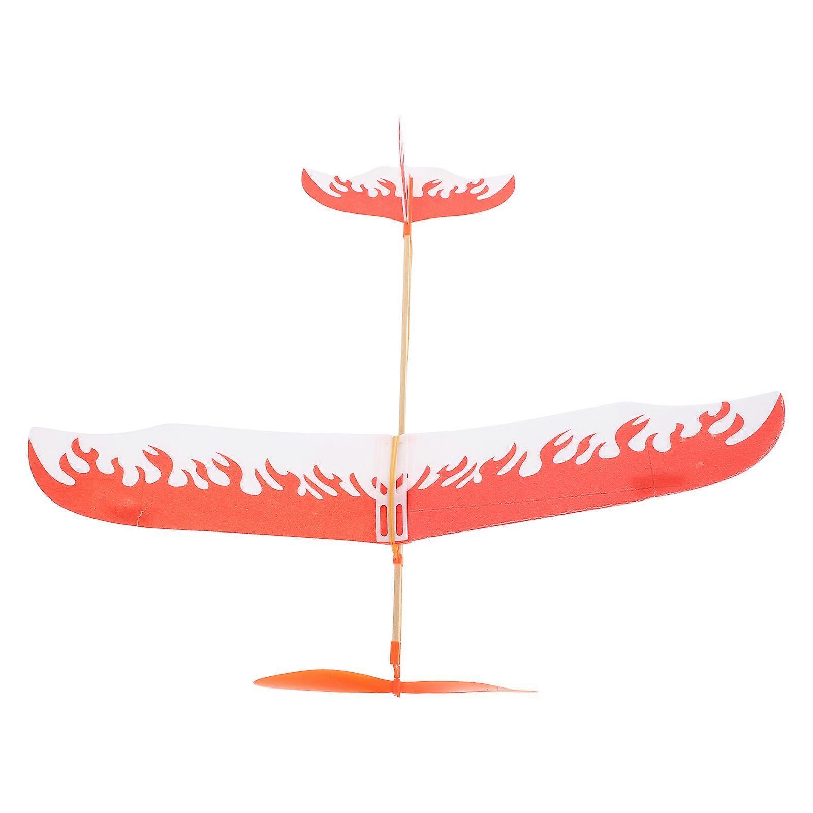Rubber Band Powered Airplane Model Kit for Kids Educational Fun