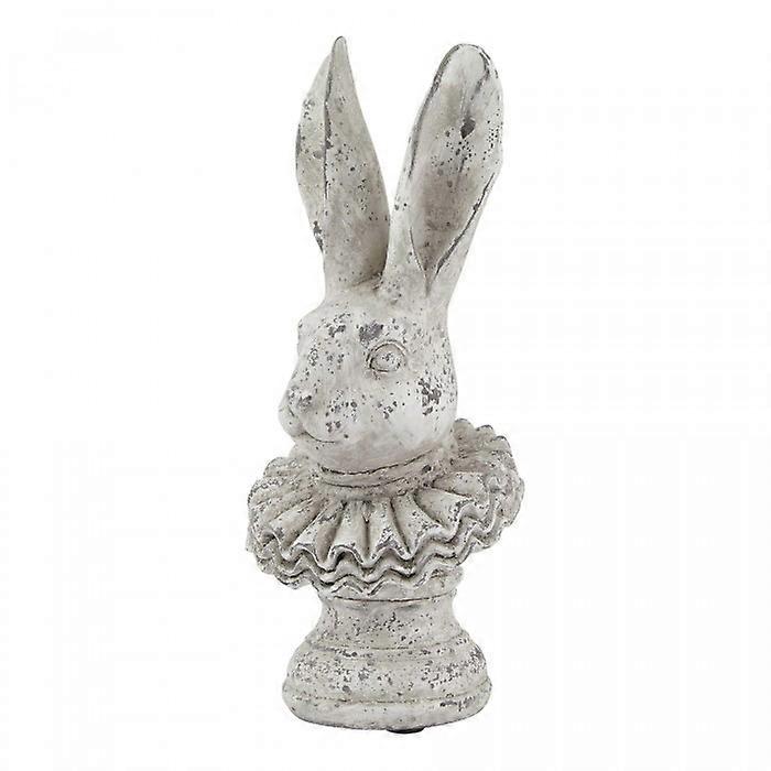 Hill Interiors Stone Effect Ruffle Hare Ornament