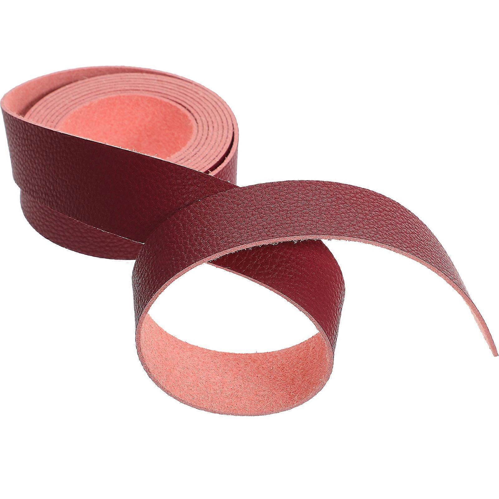 Strap DIY Strip for Craft Projects 1 Roll Dark Red Material