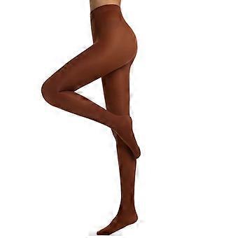 asdoklhq Thermostrumpfhose Damenmode Unifarben Hochelastische Strümpfe Unterziehstrumpfhose aus Seide Braun XL